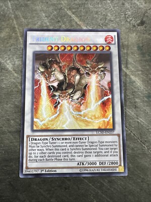 Yugioh Trident Dragion Legendary Collection 5D’s Secret Rare LC5D-EN237 NM-image