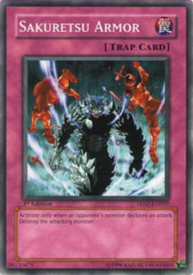 Sakuretsu Armor - 5DS1-EN037 - Common - 1st Edition Lightly Played 5D's Starter -image