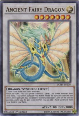Yugioh! LP Ancient Fairy Dragon - LC5D-EN238 - Ultra Rare - 1st Edition Lightly -image