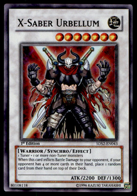 Yu-Gi-Oh! X-Saber Urbellum #5DS2-EN043 1st Edition Near Mint-image