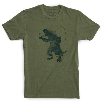 Virtual Reality Godzilla Graphic T-shirt for Gamers and Geeks-image
