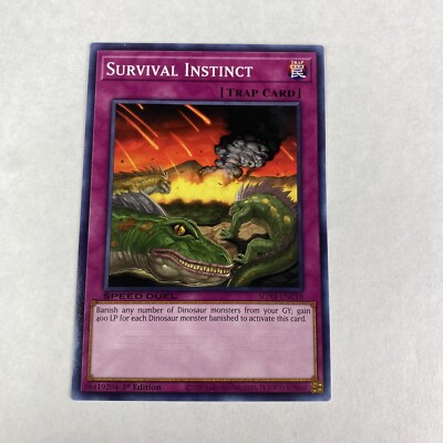 Yugioh Survival Instinct SGX4-ENC18 1st Edition Speed Duel Midterm Destruction-image