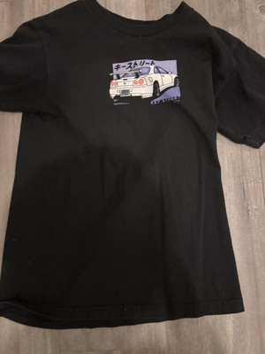 Key Street Drift Car Shirt Mens Large Nissan Skyline GT-R Japan Racing Adult A49-image