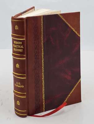 Modern Practical Masonry 1929 By E. G. Warland [Leather Bound]-image