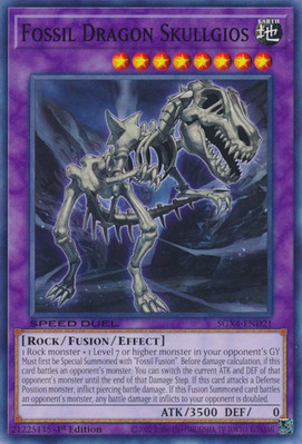 Speed Duel GX: Midterm Destruction #SGX4-END21 Fossil Dragon Skullgios-image