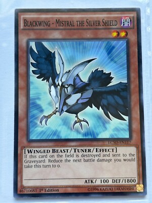 Yu-Gi-Oh Blackwing - Mistral the Silver Shield LC5D-EN117 Common 1st Edition NM-image