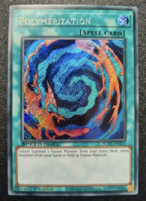 🔥 Yu-Gi-Oh! POLYMERIZATION SECRET RARE SGX1-ENA12 1ST ED SPEED DUEL GX 🔥-image