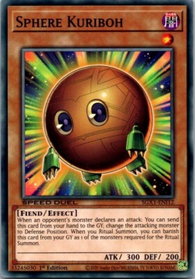 Sphere Kuriboh SGX1-ENI12 Speed Duel GX: Duel Academy Box 1st Edition-image