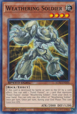 Speed Duel GX: Midterm Destruction #SGX4-END06 Weathering Soldier-image