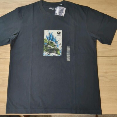 XL(JPN) size UNIQLO Godzilla 70th Anniversary Minus One T-shirt Black from Japan-image