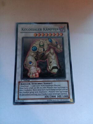 Yugioh Kolossaler Kampfer 5ds1-de043 Ist Ed-image