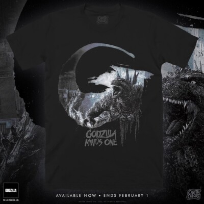 Godzilla Minus One Shirt Classic Movie Vintage Graphic Design T-Shirt 1-image
