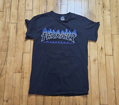 THRASHER GODZILLA CHARRED SS SMALL BLACK-image