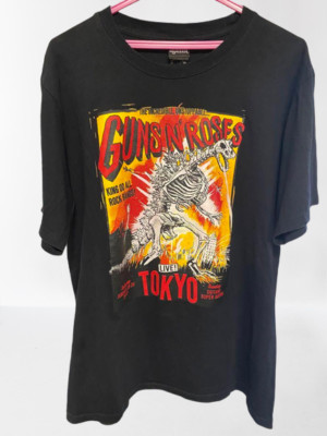 GUNS N ROSES Godzilla Shirt XL Size 2017 Tokyo Ver.-image