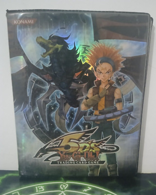 Yugioh 5DS DUELIST PORTFOLIO (2008) Konami Crow Hogan Card Binder 4 Pocket Good-image