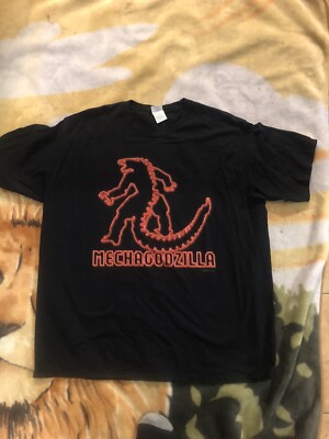 Godzilla vs Kong Promo Sz 2XL Prototype ‘Mechagodzilla’ Black Lionsgate WB Toho-image