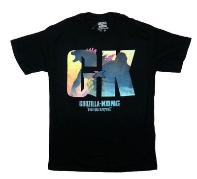 Godzilla X Kong New Adult T-Shirt - New Empire Images in Letters-image