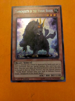 Yugioh! Tanngnjostr Of The Nordic Beasts LC5D-EN180 1st Edition Secret Rare NM-image