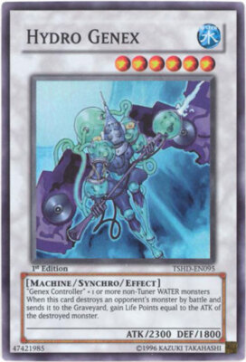 Yu-Gi-Oh Card - TSHD-EN095 - HYDRO GENEX (super rare holo) - NM/Mint-image