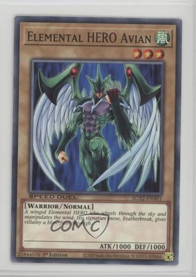 2022 Yu-Gi-Oh! Speed Duel GX: Midterm Paradox Elemental HERO Avian 11rl-image