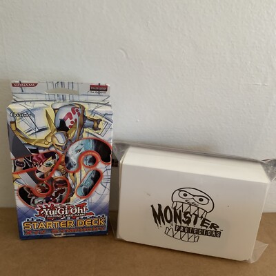 YuGiOh lot Starter Deck XYZ Symphony 1st Monster Double Box White NEW Sealed-image