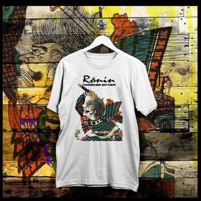 Samurai T-Shirt Bushido Code Ronin Hanzo Warrior Japanese  Edo Era tee S-2XL-image