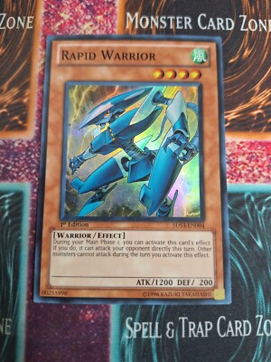 Yu-Gi-Oh! Rapid Warrior 5DS3-EN004 Super Rare 1st Edition Near Mint-image