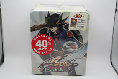 (402739) Yugioh 5Ds 2008 (Yusei Fudo) MONTAGE DRAGON COLLECTOR'S TIN  - NON MINT-image