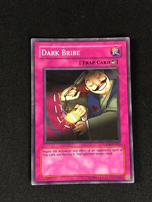 YUGIOH DARK BRIBE GX04-EN002 SUPER HP/CREASES-image