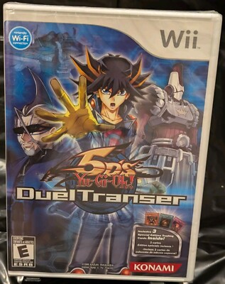 Yu-Gi-Oh 5D's Duel Transer Nintendo Wii 2010 New Sealed! Includes 3 Special Card-image