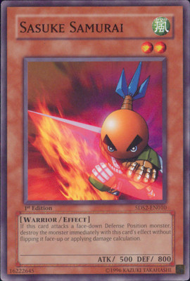 Yugioh Sasuke Samurai #5DS2-EN010 5D's Starter Deck 2009 1st Edition-image