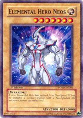 Elemental Hero Neos - POTD-EN001 - Common - Unlimited Edition NM YuGiOh!  Booste-image