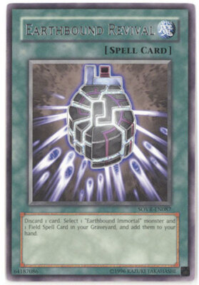 3 x Yu-Gi-Oh Card - SOVR-EN087 - EARTHBOUND REVIVAL (rare) - NM-image