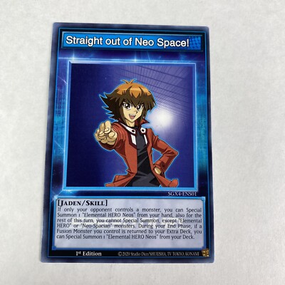 Yugioh Straight Out Of Neo Space SGX4-ENS01 1st Edition Midterm Destruction-image