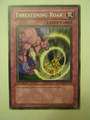 (x1) Threatening Roar 5DS1-EN031 Trap Card Yu-Gi-Oh (JB-58)-image