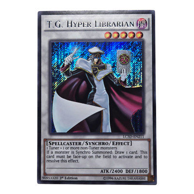 Yu-Gi-Oh! TCG 1x T.G. Hyper Librarian | LC5D-EN211 Secret Rare 1st Edition NM-image