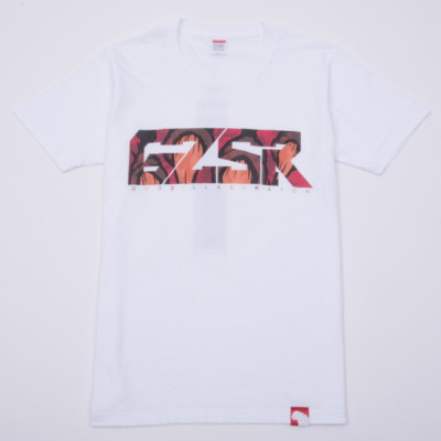 GODZILLA SCRATCH T-shirt Vanilla White Godzilla Store Limited TOHO Japan Monster-image