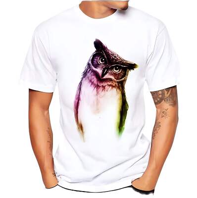 Casual Men's Round Neck Modal T-Shirt with Plain Print for Youth 18-24 Years - S-image