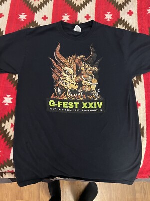 G Fest Shirt Godzilla 2017-2018 Lot 2 Men’s Medium-image