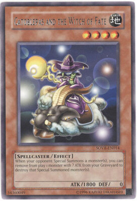 3 x Yu-Gi-Oh Card - SOVR-EN014 - CATOBLEPAS AND THE WITCH OF FATE (rare) - NM-image