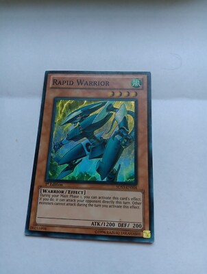 Yugioh - Rapid Warrior - 5DS3-EN004 - Super Rare 1st Edition-image
