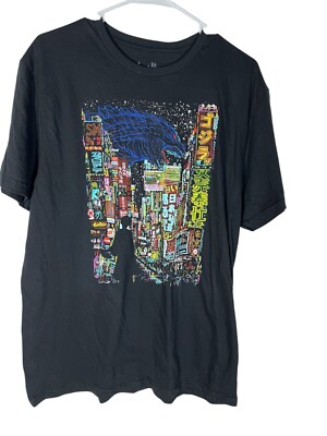 Threadless Godzilla Japan Cotton Shirt Size L-image