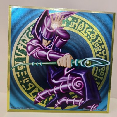 Yu-Gi-Oh! black magician metallic Shikishi card toy Ichiban Kuji Japan Limited-image
