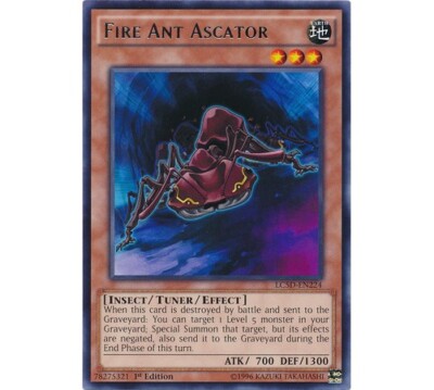 Yugioh - Fire Ant Ascator (Rare) (1st Edition) - LC5D-EN224 P-image