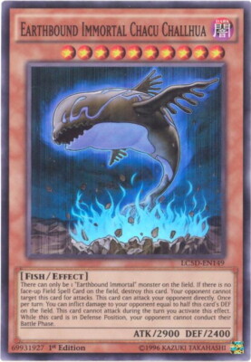 Yu-Gi-Oh Card - LC5D-EN149 -EARTHBOUND IMMORTAL CHACU CHALLHUA (super rare) NM/M-image