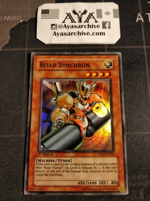  Road Synchron - 5DS2-EN006 Super Rare 1st ED  LP - YUGIOH  A+ -image