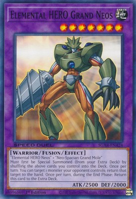 Speed Duel GX: Midterm Destruction #SGX4-ENA24 Elemental HERO Grand Neos-image