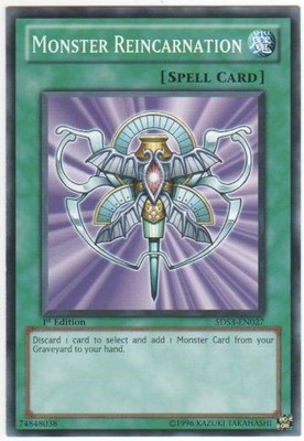 Monster Reincarnation - 5DS3-EN027 - Common - 1st Edition - Near Mint-image