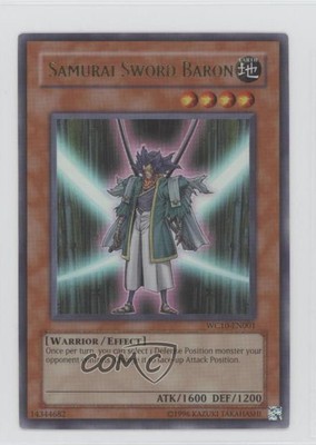 2010 Nintendo DS Promos Samurai Sword Baron #WC10-EN001 u3f-image
