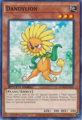 Speed Duel GX: Midterm Destruction #SGX4-ENA05 Dandylion-image